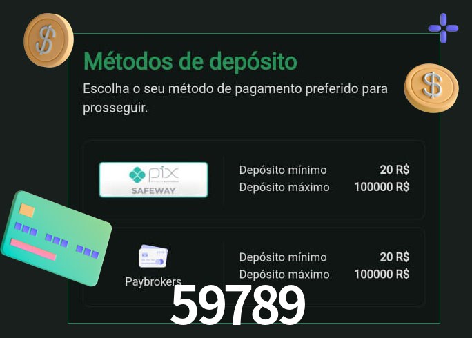 O cassino 59789 oferece uma grande variedade de métodos de pagamento